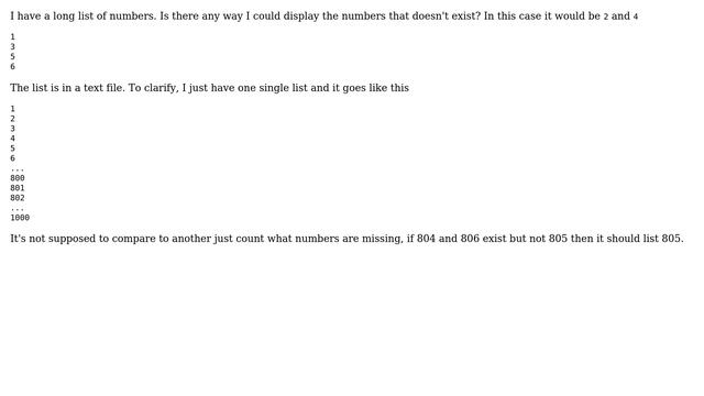 Unix & Linux: Look for numbers that is supposed to exist, but doesn't (3 Solutions!!) смотреть онлайн