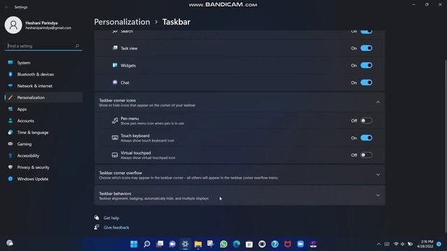 MS Windows 11 - Change Taskbar alignment to the left | iCKProgramming смотреть онлайн