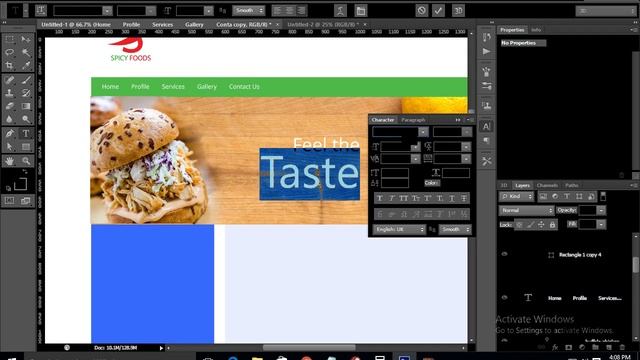 Photoshop CC Session 25 Web Template Dsign Urdu | Hindi смотреть онлайн