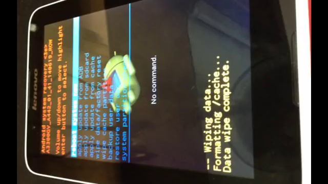 Lenovo Tablet A3300 Hard Reset/Factory Reset. смотреть онлайн