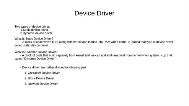 1 Device Driver Introduction смотреть онлайн
