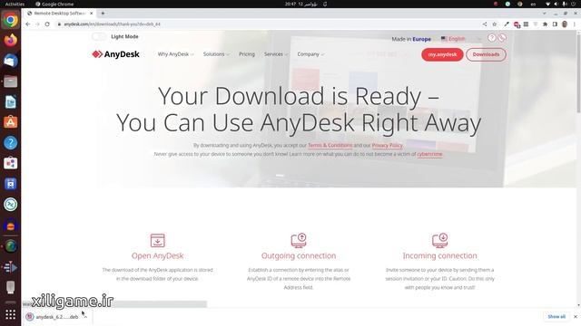 AnyDesk training in Ubuntu part 1 | آموزش AnyDesk در اوبونتو قسمت اول смотреть онлайн