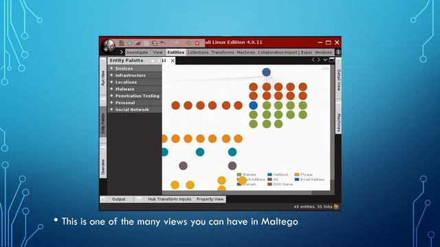 Maltego – Reconnaissance Software смотреть онлайн