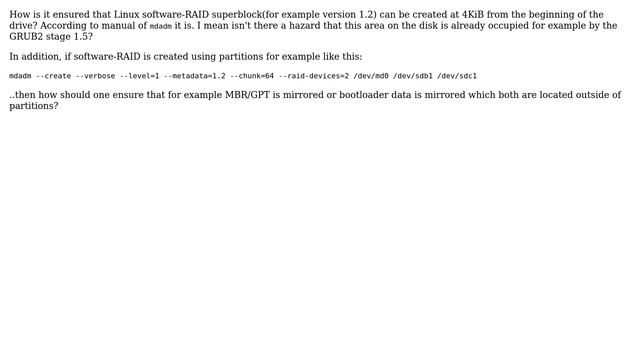 Unix & Linux: Linux software-RAID and bootloader смотреть онлайн