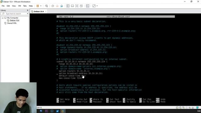 #3 INSTALASI DAN KONFIGURASI DHCP SERVER DI DEBIAN 10 смотреть онлайн