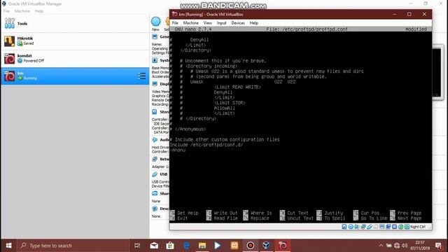 KONFIGURASI FTP SERVER PADA LINUX DEBIAN 9.7.0 смотреть онлайн