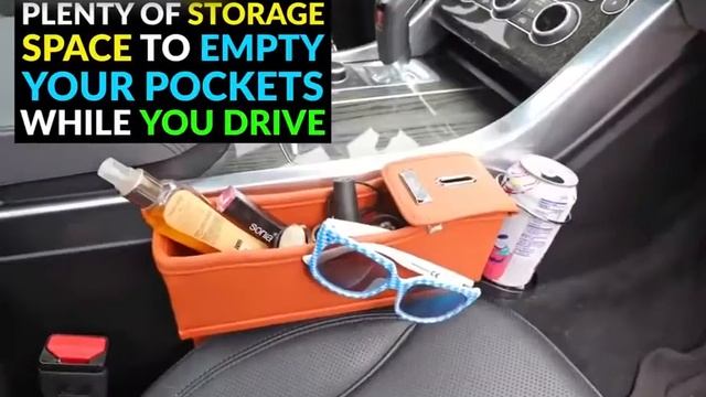 Car Seat Crevice Storage Box смотреть онлайн