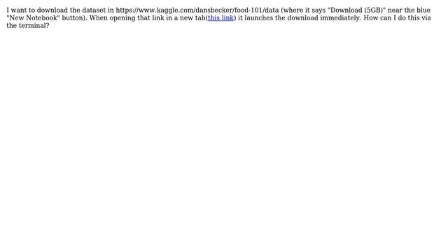 Unix & Linux: How to use wget to download a dataset? смотреть онлайн