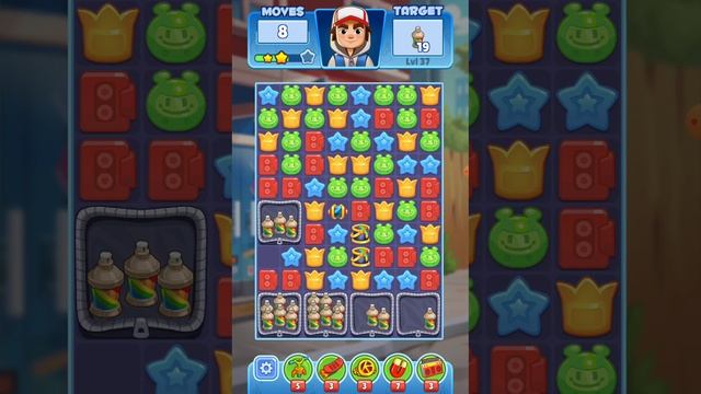 Subway Surfers Match Level 37 Gameplay Walkthrough Android смотреть онлайн