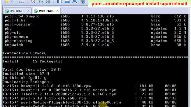 CentOS Lab part6 Cài đặt và cấu hình Web Mail sử dụng SquirrelMail смотреть онлайн