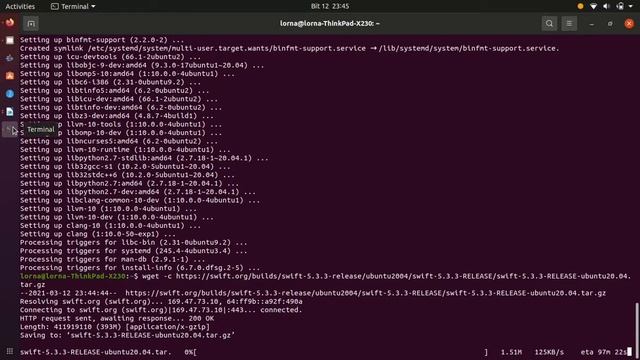 HOW TO INSTALL SWIFT PROGRAMMING LANGUAGE ON UBUNTU 20.04 смотреть онлайн
