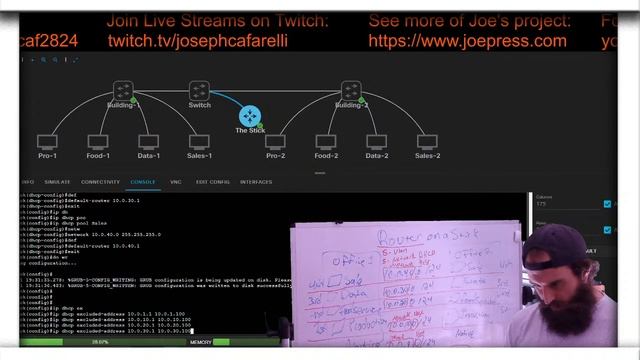 Router on a Stick | CML 2.1 | CCNA | Live 01NOV2020 смотреть онлайн