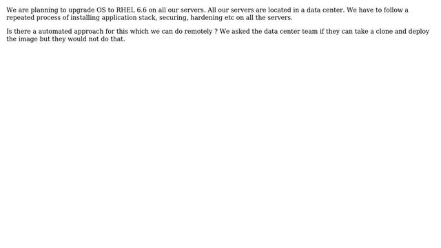 Unix & Linux: Taking a clone of a customized RHEL server hosted in a data center remotely смотреть онлайн