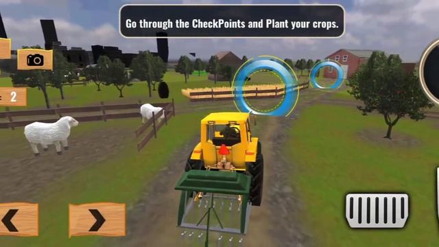 American Tractor 🚜 3D Driving- 2023 Real Farming simulator walkthrough-Android gameplay смотреть онлайн