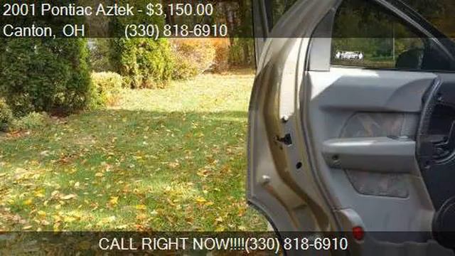 2001 Pontiac Aztek for sale in Canton, OH 44720 at Chetstar смотреть онлайн