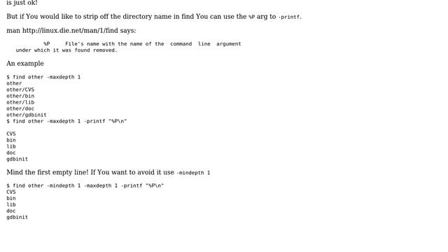 Remove path from find command output (8 Solutions!!) смотреть онлайн