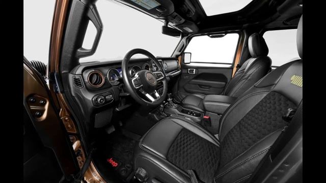 Jeep Wrangler Overlook, 3 file di sedili per il concept a SEMA 2021 смотреть онлайн