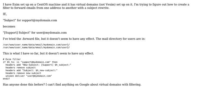DevOps & SysAdmins: Filtering e-mails with Exim and Virtual Domains смотреть онлайн
