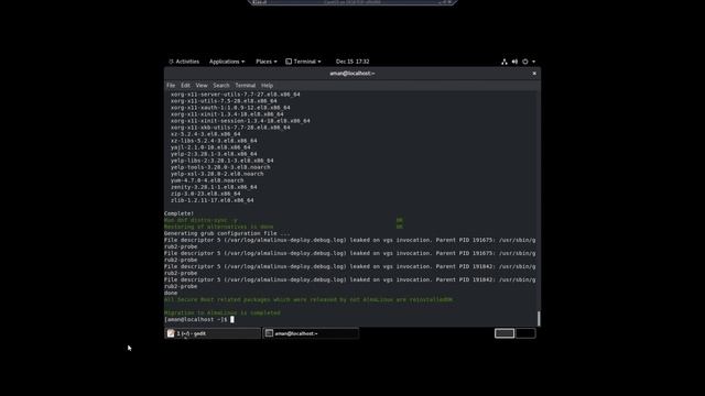 Migrate from CentOS 8.5 to AlmaLinux 8.5 without loosing data. смотреть онлайн