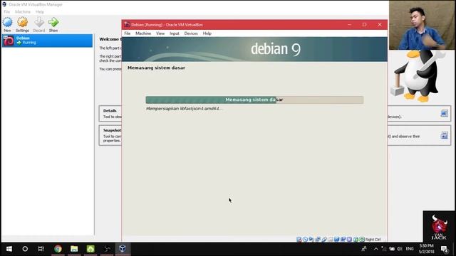 penginstalan Linux Debian 9 смотреть онлайн