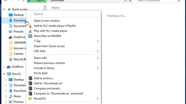 Increase Download Folder Speed / Download Folder Open Slowly In Windows 10 смотреть онлайн