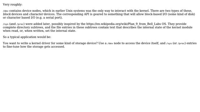 When to use /dev and /sys for userspace-kernel communication? (2 Solutions!!) смотреть онлайн