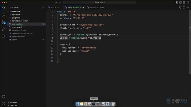 176. 20 - Automate Provisioning EKS cluster with Terrafo смотреть онлайн