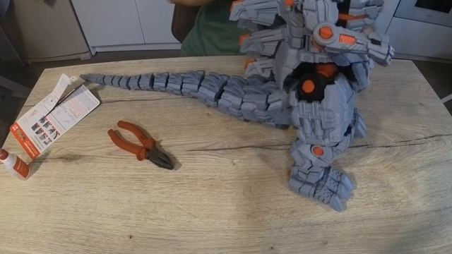 сборка Mecha Godzilla, atomic dragon пластик #kingroon смотреть онлайн