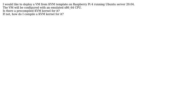 Raspberry Pi: Ubuntu 20.04 KVM kernel for Raspberry Pi 4 смотреть онлайн
