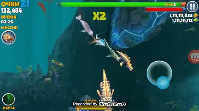 Играем в hungry shark взлом смотреть онлайн