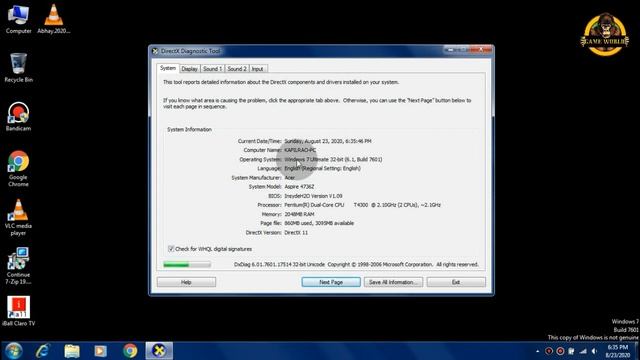 HOW TO CHECK GRAPHICS CARD MEMORY IN WINDOWS 7,VISTAS & 8,10/GAME WORLD смотреть онлайн