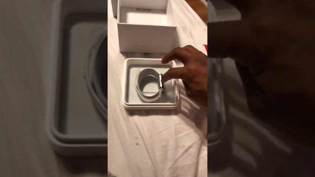 Apple Watch 42 mm stainless with red band смотреть онлайн