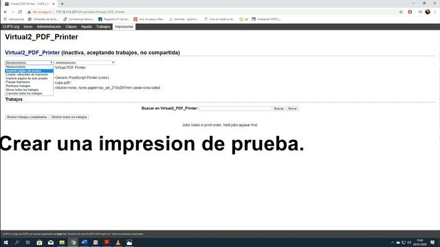 Servidor de impresión: CUPS смотреть онлайн