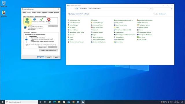 Windows 10 - Internet Options - سلسلة تعلم نظام ويندوز 10 - خيارات الانترنت