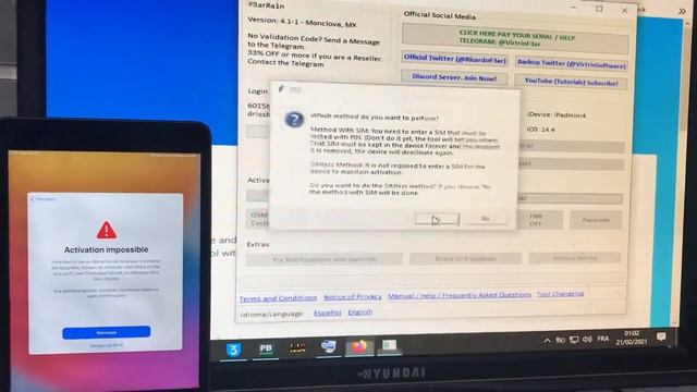 ⛔️ Activation impossible ⛔️ ipad mini 4 😍 F3arRa1n 🦾 смотреть онлайн