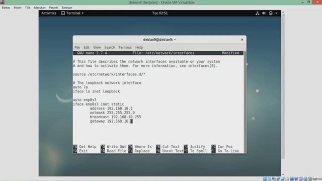 konfigurasi dhcp server pada Debian 9 pada aplikasi virtual box смотреть онлайн