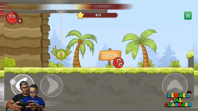 Bolita Roja 5 | Red Ball 5 | Nivel 31 - 45 | Juegos Para Niños смотреть онлайн