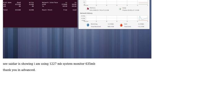 Ubuntu: Why does saidar and system monitor show different memory usage? смотреть онлайн