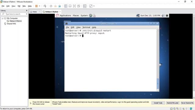 PROXY SERVER DEBIAN 6 - ADMINISTRASI JARINGAN смотреть онлайн