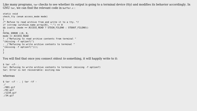 Unix & Linux: tar contents in current directory to stdout (2 Solutions!!) смотреть онлайн