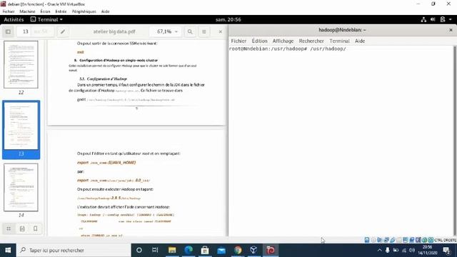 Installation hadoop HDFS et YARN смотреть онлайн