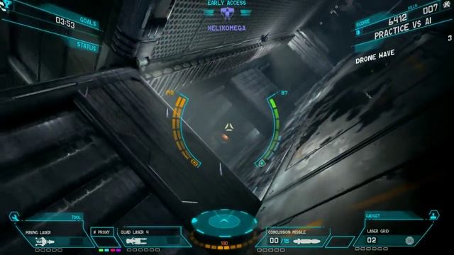 Descent Underground -GAMEPLAY- BOT MATCH - Linux Version смотреть онлайн