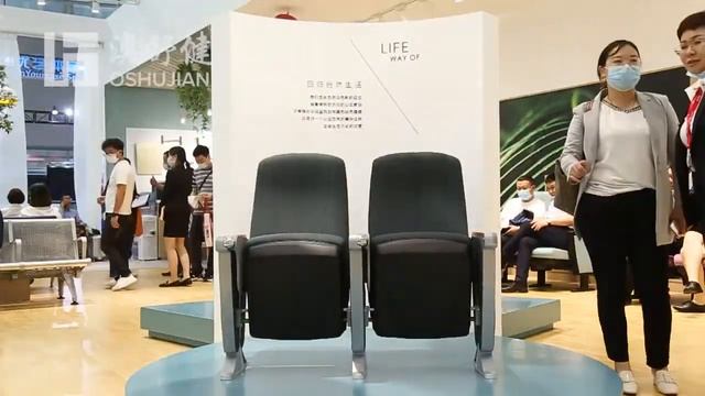 2021 China Canton Fair CIFF-OSHUJIAN booth airport waiting area seating manufacturer смотреть онлайн