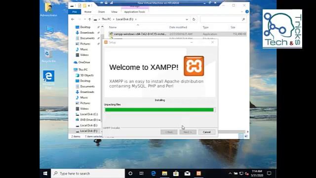 How to make a local server by Xampp смотреть онлайн