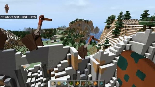 YDino Craft Addon Dinosaur Showcase Pt1 30x Minecraft Bedrock PE Dinosaurs Minecraft Dinosaurs Ep30