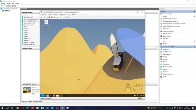 Loc-OS Linux 23 LXDE x86.64 sobre Hyper-V смотреть онлайн