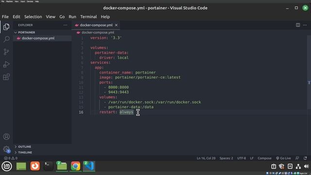 How to install Portainer on Debian server via docker compose file смотреть онлайн