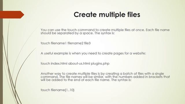 Linux: Touch Command смотреть онлайн