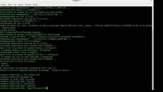 Configurar un servidor FTP en Linux. смотреть онлайн