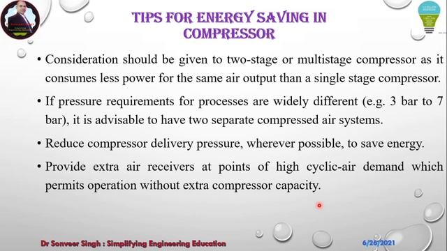EnCon_Session-37: Tips for Energy Saving in Compressor I Hindi I English смотреть онлайн